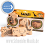CAMPANILLA PERCUSSION SET for Kids from 12 months "Safari Animals" 3 pieces CAMPANILLA PERCUSSION SET for Kids from 12 months "Safari Animals" 3 pieces