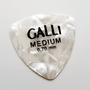 Galli A12M Set of 12 Celluloid MOTHER OF P. WHITE Triangular 346 Pick, Medium 0.70 mm Galli A12M Set of 12 Celluloid MOTHER OF P. WHITE Triangular 346 Pick, Medium 0.70 mm