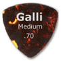 Galli A9M Set of 12 Celluloid SHELL Triangular 346 Pick, Medium 0.70 mm Galli A9M Set of 12 Celluloid SHELL Triangular 346 Pick, Medium 0.70 mm