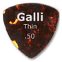 Galli A9T Set of 12 Celluloid SHELL Triangular 346 Pick, Thin 0.50 mm Galli A9T Set of 12 Celluloid SHELL Triangular 346 Pick, Thin 0.50 mm