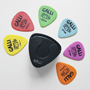 Galli Combo Set D51 Formula DELRIN Pick holder + Picks - 6 Gauges / Colors Galli Combo Set D51 Formula DELRIN Pick holder + Picks - 6 Gauges / Colors