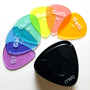 Galli P72P Combo Set Formula Poly-C Picks + holder / 6 Gauges / Colors Galli P72P Combo Set Formula Poly-C Picks + holder / 6 Gauges / Colors