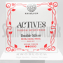 Knobloch Strings 300ADS QZ Double Silver, Medium Tension. Bass-Set Knobloch Strings 300ADS QZ Double Silver, Medium Tension. Bass-Set