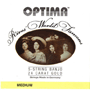 Optima 3072 Banjo 5-string 24K GOLD STRINGS medium, Loop End B-2 Optima 3072 Banjo 5-string 24K GOLD STRINGS medium, Loop End B-2