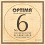 Optima No.6 Classical 24K GOLD Strings, Carbon Set (wound G3) - High Tension Optima No.6 Classical 24K GOLD Strings, Carbon Set (wound G3) - High Tension