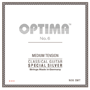 Optima No.6 Classical SPECIAL SILVER Strings, H-7 Medium Tension Optima No.6 Classical SPECIAL SILVER Strings, H-7 Medium Tension