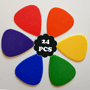 Planet Waves Delfex Nylon Picks 351 Standard Shape - 24 Pcs. in 6 different Gauges and Colors Planet Waves Delfex Nylon Picks 351 Standard Shape - 24 Pcs. in 6 different Gauges and Colors